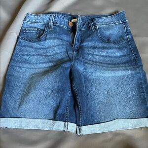 Justice Denim Blue Kids Shorts